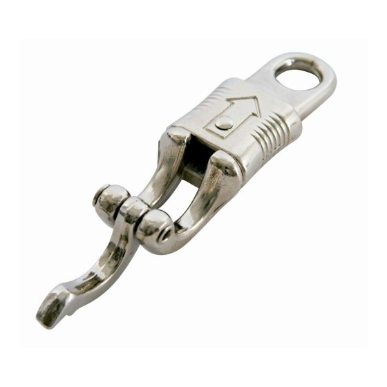 Mousqueton de sécurité à oeillet fixe, 1/2"