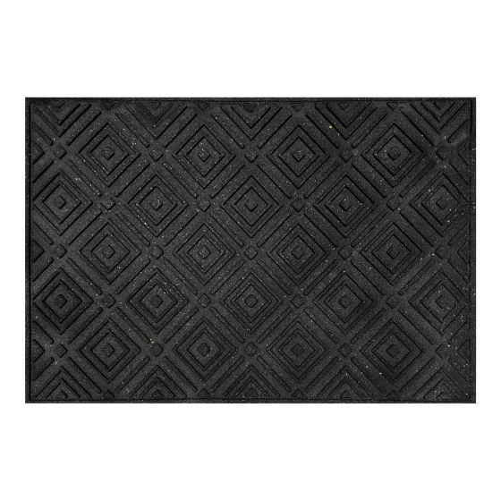Squalor Rug - Dark Charcoal - 24" x 36"