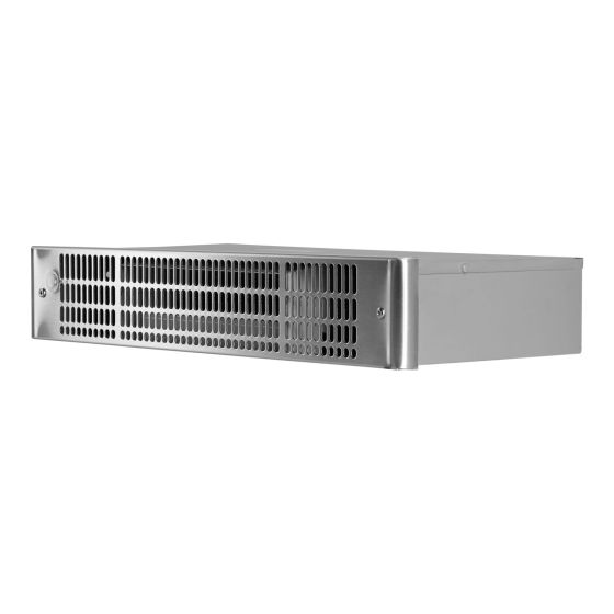 Kick Space Heater - 1 000 w - Stainless Steel