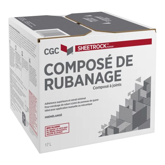Composé à joints CGC Sheetrock pour rubanage, 17L