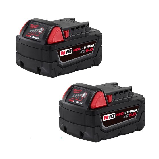 REDLITHIUM XC M18 Lithium-Ion - 5 Ah - 18 V - 2/Pkg