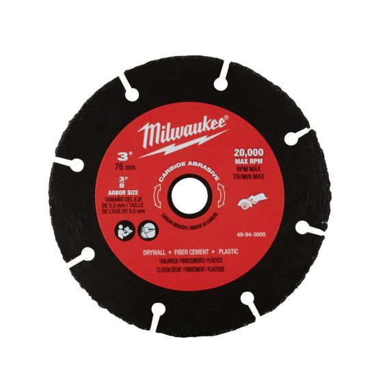 Lame abrasive au carbure, 3"