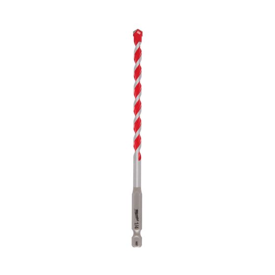 Mèche de perceuse à percussion au carbure, Schockwave, 1/4" X 4" X 6"