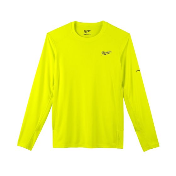 WORKSKIN Men's Long Sleeve T-Shirt - Yellow - Size Large