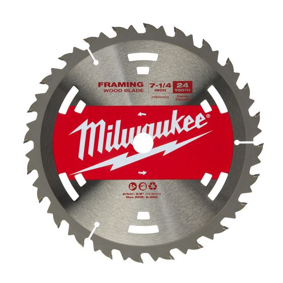 Basic Framer Circular Saw Blade -7 1/4" -24 Teeth