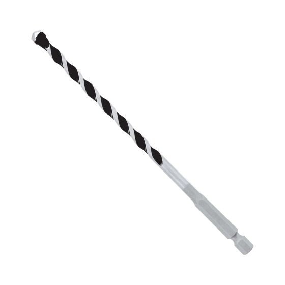 Foret multi-matériaux au carbure pour perceuse à percussion, 1/4" x 4" x 6"
