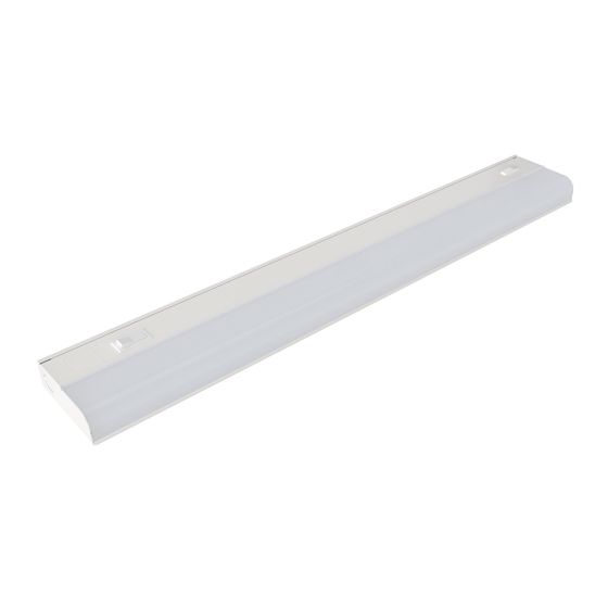 Luminaire DEL pour sous-comptoir, 24", 10 W, 700 lm, blanc