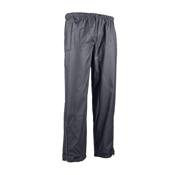 Pantalon de pluie, Tonnerre, Gamme «PRO», en semi-PU imperméable, taille 3/moyen, marine