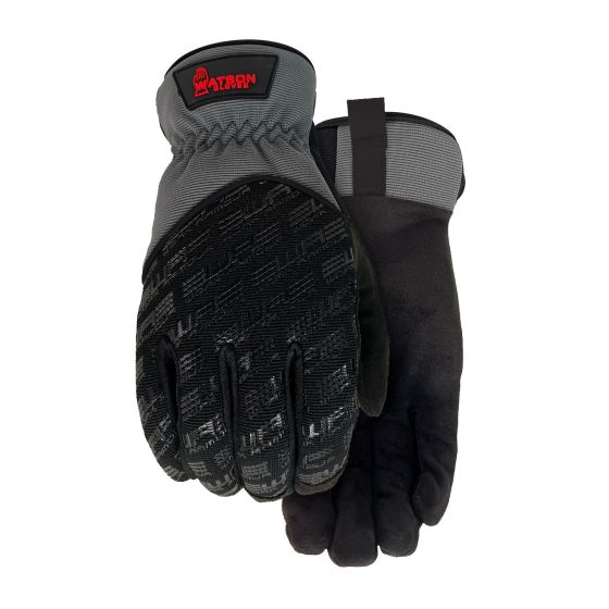 Work Gloves with Microfibre Palm and Hooded Fingertips - Small