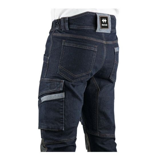 Pantalon, Seattle, denim stretch multipoches, grandeur 46, marine