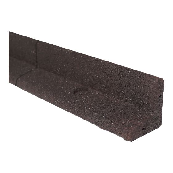 Bordure de paysagement Ecoborder, en caoutchouc, 4', brun