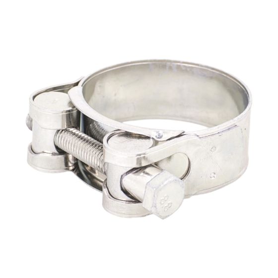 Collier de serrage robuste, inox, 1"