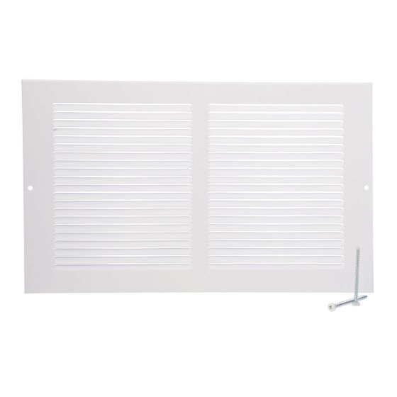 Grille de retour d'air, blanc, 6" x 30"