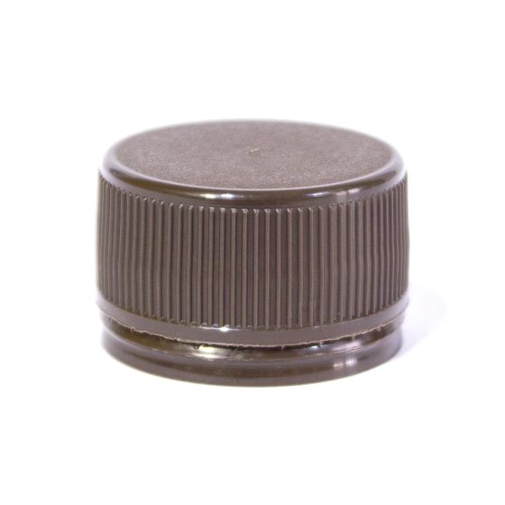 Jug Cap - Plastic - Brown - 28 mm - 12/Pkg
