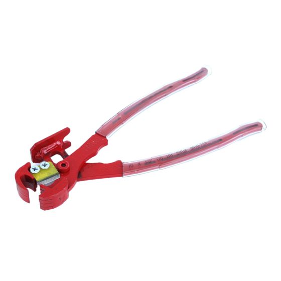 Dénudeur de fil type pince 4-en-1, couteau latéral, rouge