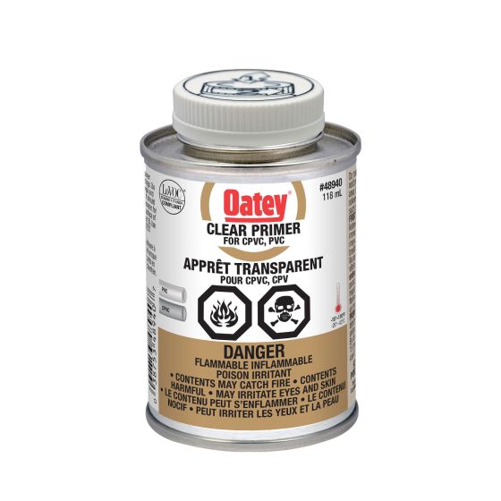 Apprêt pour CPVC & PVC, transparent, 118 ml