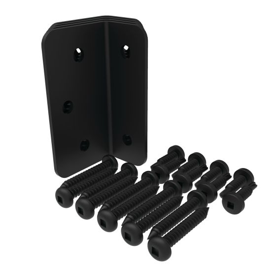 L-bracket kit - steel - 2x2x2"