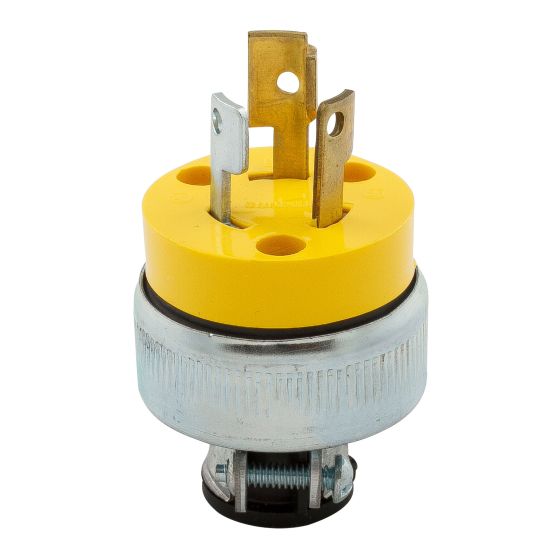 Fiche armée à blocage avec collier, NEMA: L5-15P, 15 A/125 V