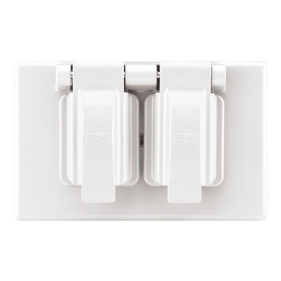 Plug Angle Rubber - Outdoor - White
