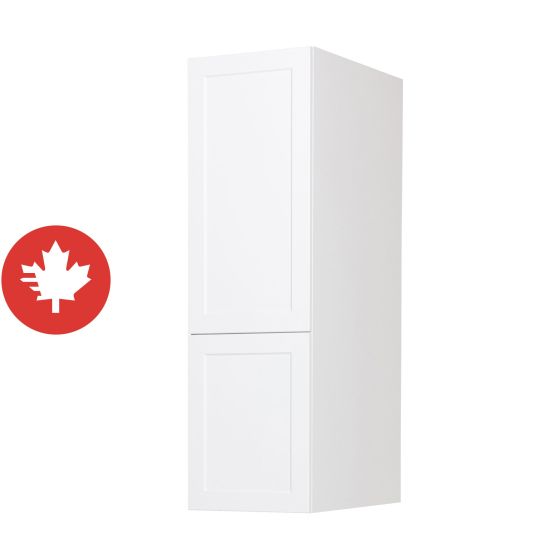 Pantry 2 Doors - Skaker - White - 15" x 49 1/4" x 24"