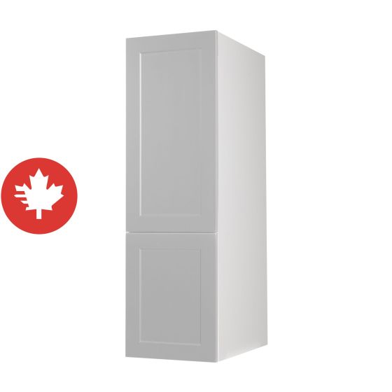 Garde-manger 2 portes, Shaker, gris, 15" x 49 1/4" x 24"