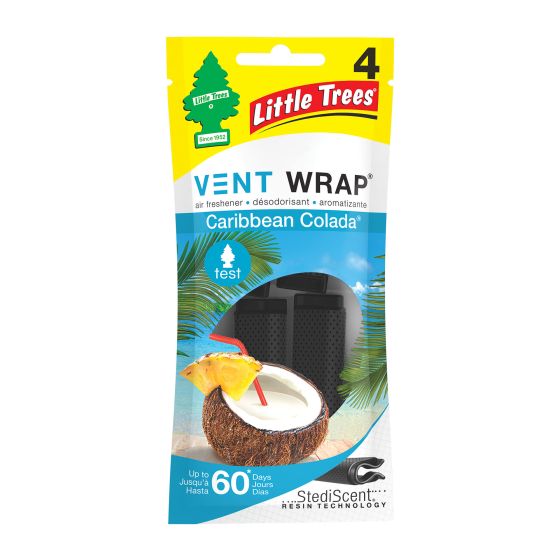 Désodorisant Little trees pour grille d’aération, parfum Colada des Caraïbes