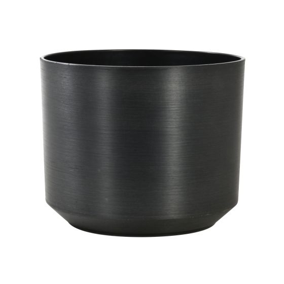 Cache-pot, Bari, intérieur, noir, 25 cm