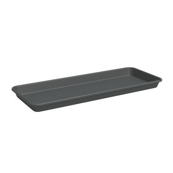 Soucoupe en plastique, Madagascar, anthracite, 23,6"
