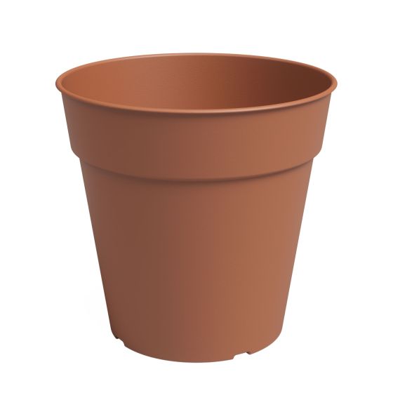 Pot en plastique pour l'extérieur, Madagascar, terracotta, 8,2"