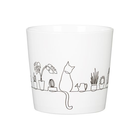 Cache-pot, Catview, intérieur, céramique, 13 cm