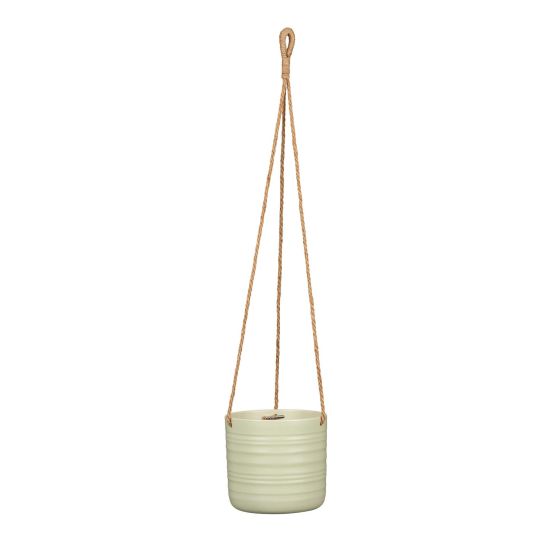 Hanging Plant Pot, Green, 14 cm