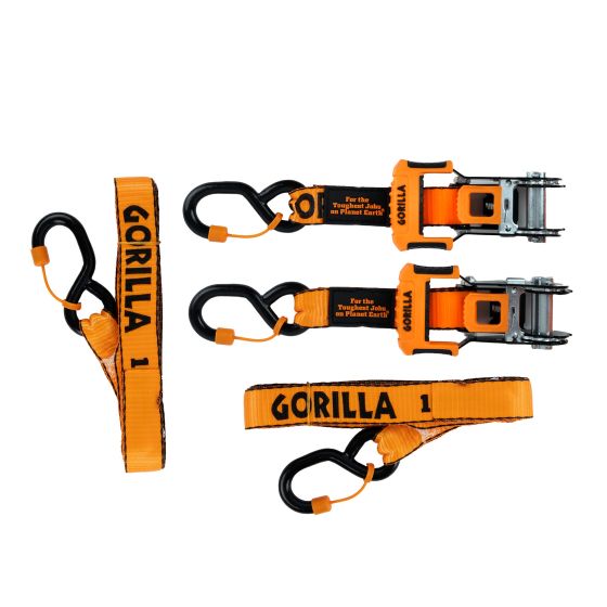 Sangles d'arrimage Gorilla, 1,25" x 14', 2/pqt
