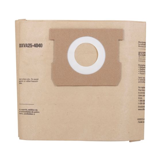 Sac à poussière, 3/pqt, 4 gal
