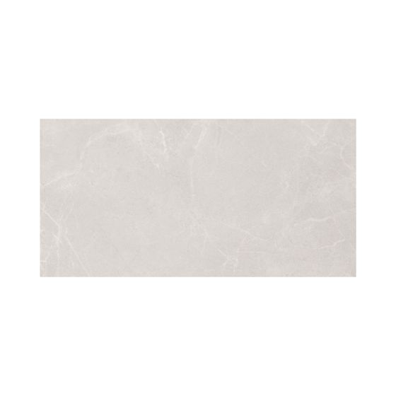Tuile de porcelaine, plancher, Mood, blanc, 12" x 24"