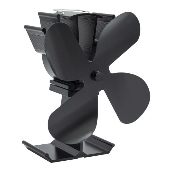 Ventilateur alimenté par la chaleur, noir, 150 CFM
