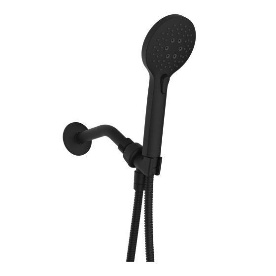 Hand Shower Combo - 3 Functions - Black - 2 pcs