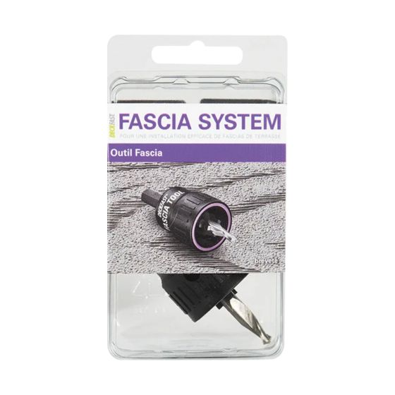 Outil de fraisage et perçage pour fascia Trex