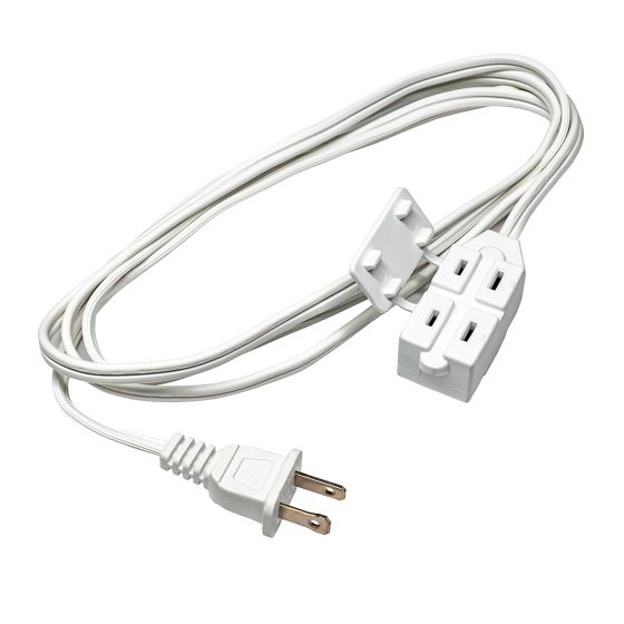 Rallonge intérieure, 16/2, 3 prises,SPT-2, blanc, 4,5 m