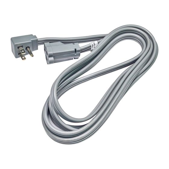Rallonge pour climatiseur, 14/3, 1 prise, gris, 4,5 m