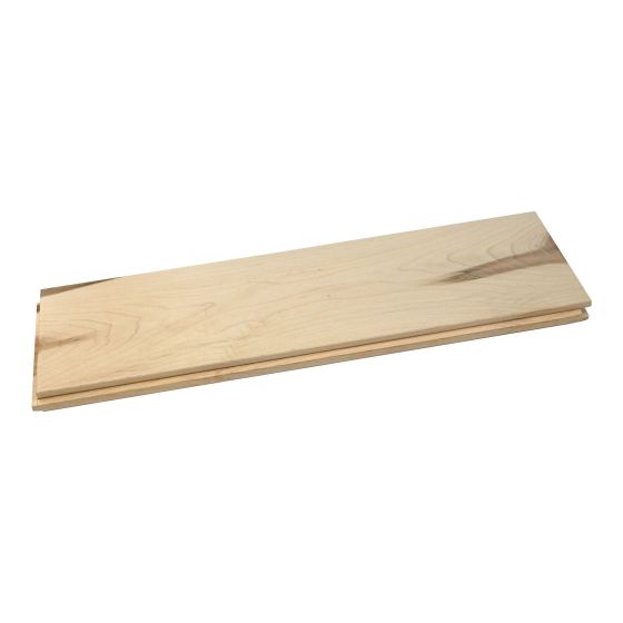 Harwood Floor - Hard Maple - Grade Antique - Cloud - Matte - 3/4" x 4 1/4" x 11" to 22"