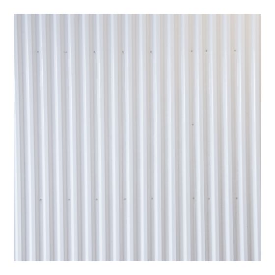 PVC Corrugated Pannel - White - 40" x 146"