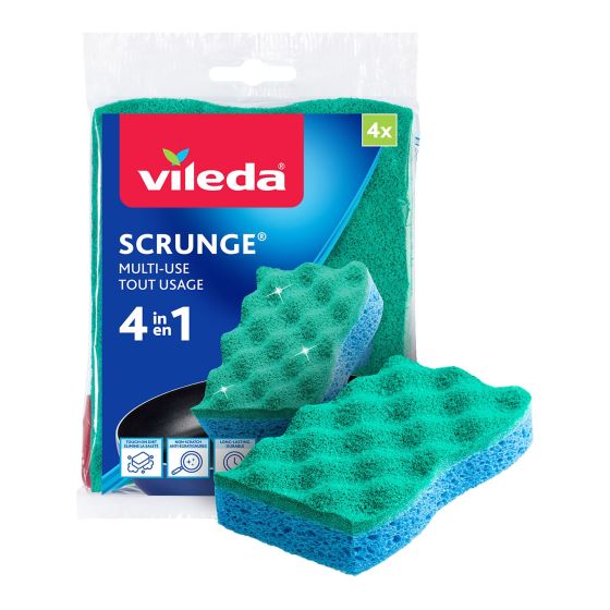 Éponge Scrunge, tout usage, 4/pqt