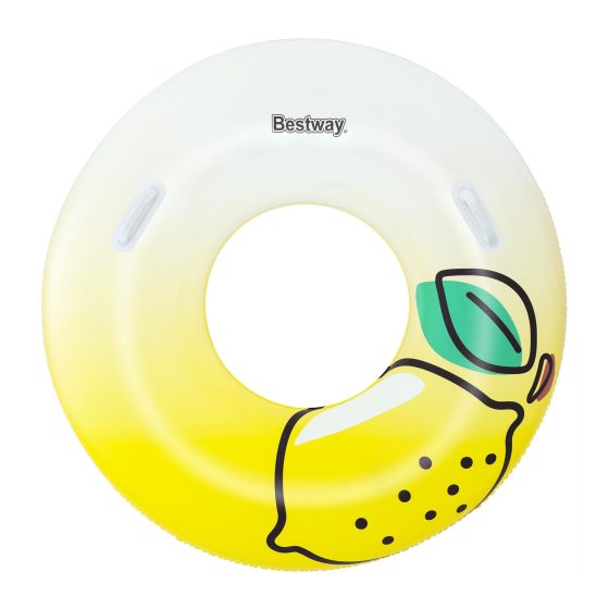 Tube de piscine, citron, 45"