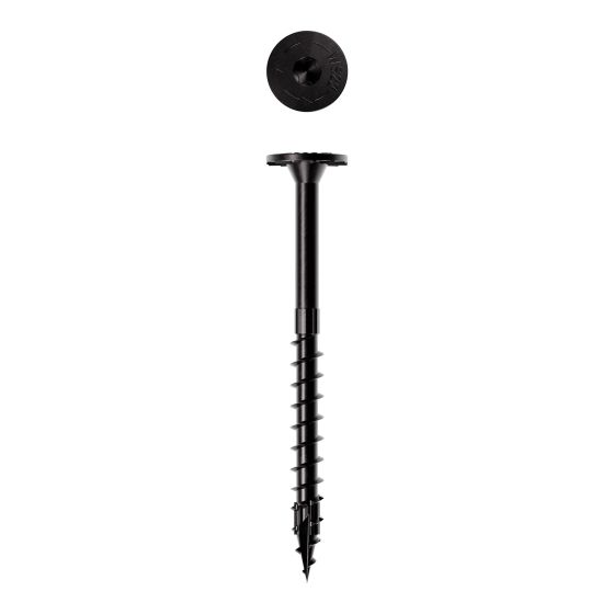 Screws - STR SDWS T40 DB - Black - 4" - 50/pkg