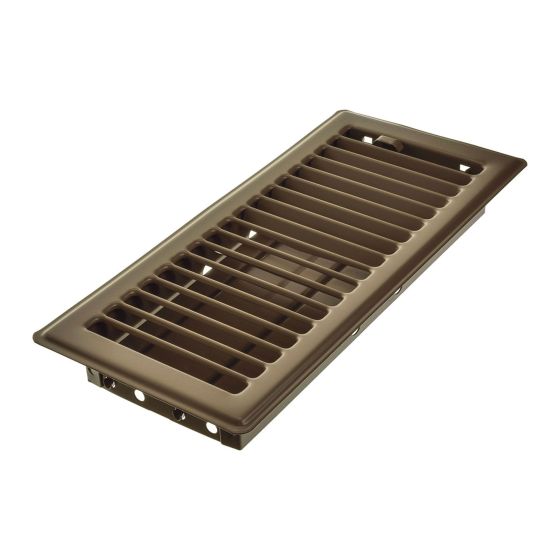 Registre de plancher, chocolat, 3" x 10"