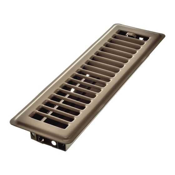 Registre de plancher, chocolat, 2 1/4" x 10'