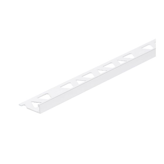 Bordure pour carreaux, aluminium, blanc, 8' x 3/8"