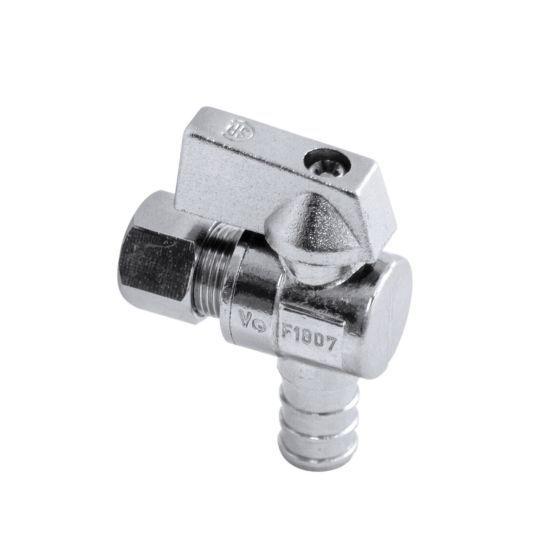 Supply Stop – Angle - EQ - 1/2 PEX x 3/8 COMP - 5/pkg