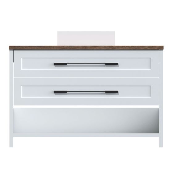 Meuble-lavabo Heritage, 48" x 21", blanc mat