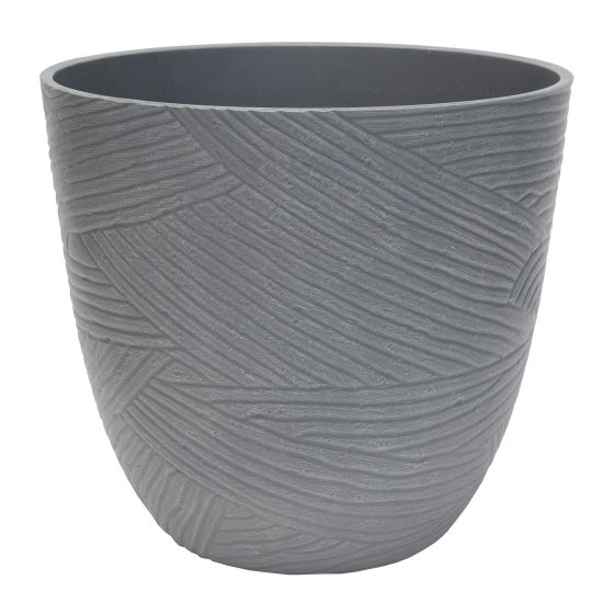 Bowl Planter – Riptide – Gray - 12"